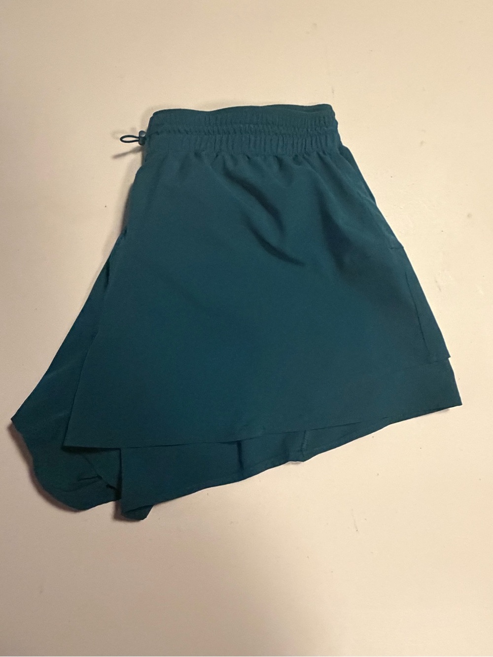 Avia Teal Athletic Shorts with Elastic Drawcord